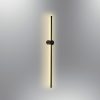 Modern fekete fali lámpa, 91 x 10 x 6 cm | Fém ház, 1 x 18W LED, 3000K, 1800 Lm | Skandináv design, tökéletes a kortárs terekbe