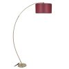 Modern Claret Red állólámpa, állítható magasságú 85-185 cm, fém ház, elektrosztatikus sütőben szárított festékkel, E27 foglalat, stílusos és funkcionális otthoni világítás