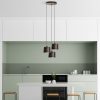 Elegáns, állítható csillár, antik bevonat, 45 cm átmérőjű | Fém ház, 3 x E27 foglalat, magasság 75-110 cm | Tökéletes étkező- és lakóterekbe
