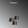 Elegáns, állítható csillár, antik bevonat, 45 cm átmérőjű | Fém ház, 3 x E27 foglalat, magasság 75-110 cm | Tökéletes étkező- és lakóterekbe