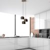 Elegáns, állítható csillár, antik bevonat, 45 cm átmérőjű | Fém ház, 3 x E27 foglalat, magasság 45-114 cm | Tökéletes modern lakóterekbe