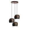 Elegáns, állítható csillár, antik bevonat, 45 cm átmérőjű | Fém ház, 3 x E27 foglalat, magasság 45-114 cm | Tökéletes modern lakóterekbe