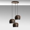 Elegáns, állítható csillár, antik bevonat, 45 cm átmérőjű | Fém ház, 3 x E27 foglalat, magasság 45-114 cm | Tökéletes modern lakóterekbe