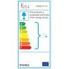 Modern ipari csillár, fekete fém test, 70 x 15 cm, magasság 146 cm, 3 x E27 Max 40 W, elegáns skandináv design otthonra és irodára
