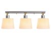 Elegáns skandináv csillár, ezüst kivitel, 68 cm átmérő | MDF ház, üvegkupak, 3 x E27 Max 40W | Stílusos világítás modern terekbe