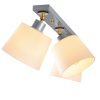 Elegáns skandináv csillár, ezüst kivitel, 68 cm átmérő | MDF ház, üvegkupak, 3 x E27 Max 40W | Stílusos világítás modern terekbe