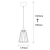Ipari fekete csillár, fém test, 15 cm átmérő, 116 cm magasság, állítható, E27 foglalat, elegáns, nosztalgikus dizájn modern terekhez