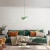 Elegáns menta csillár, állítható magasságú 25-112 cm, fém test, Ø10 alaplap, 1 x E27 foglalat (max. 40 W) | Tökéletes a modern lakberendezéshez