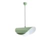 Elegáns menta csillár, állítható magasságú 25-112 cm, fém test, Ø10 alaplap, 1 x E27 foglalat (max. 40 W) | Tökéletes a modern lakberendezéshez