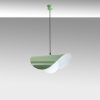 Elegáns menta csillár, állítható magasságú 25-112 cm, fém test, Ø10 alaplap, 1 x E27 foglalat (max. 40 W) | Tökéletes a modern lakberendezéshez