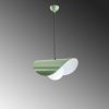Elegáns menta csillár, állítható magasságú 25-112 cm, fém test, Ø10 alaplap, 1 x E27 foglalat (max. 40 W) | Tökéletes a modern lakberendezéshez