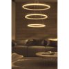 Elegáns állítható csillár, fehér alumínium test, 30/40/50 cm átmérő, LED 4000K, 60-80W | Modern világítás otthoni és irodai dekorációhoz