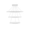Elegáns állítható csillár, fehér alumínium test, 30/40/50 cm átmérő, LED 4000K, 60-80W | Modern világítás otthoni és irodai dekorációhoz