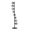 Elegáns fehér állólámpa, 155 cm magas, fém ház statikus sütőfestéssel, E27 foglalat Max 40W, 30 cm alaplap | Modern dekorációhoz tökéletes