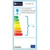 Skandináv csillár, ezüst fém test, 15 x 30 cm, magasság 111 cm, E27 Max 40W, 90 cm Kábel | Elegáns világítás modern terekbe