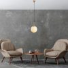 Elegáns aranycsillár, állítható magasság 40-120 cm, fém test, Ø20 cm sapka, Ø10 cm talp, 1 x E27 aljzat, tökéletes modern terekbe, IP20 besorolás