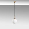 Elegáns aranycsillár, állítható magasság 40-120 cm, fém test, Ø20 cm sapka, Ø10 cm talp, 1 x E27 aljzat, tökéletes modern terekbe, IP20 besorolás