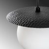 Elegáns fekete csillár, fém test, állítható magasság 40-125 cm, Ø30 cm, IP20, E27 aljzat (max. 40W) | Tökéletes modern lakberendezéshez és világításhoz