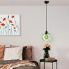 Elegáns zöld csillár, állítható magasság 40-120 cm, fém test, Ø20 cm sapka, Ø14 talp, 90 cm kábel, E27 aljzat, tökéletes modern terekbe