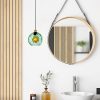 Elegáns zöld csillár, állítható magasság 40-120 cm, fém test, Ø20 cm sapka, Ø14 talp, 90 cm kábel, E27 aljzat, tökéletes modern terekbe