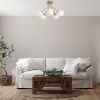 Elegáns arany csillár, fém test, 62 cm átmérő, 40 cm magasság | 5 x E14 aljzat, nem állítható | Tökéletes nappaliba és étkezőbe, stílusos kialakítás