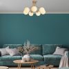 Elegáns arany csillár, fém test, 65 cm átmérő, 40 cm magasság | 7 x E14 aljzat, max 40W | Stílusos világítás a modern lakberendezéshez, IP20 besorolású