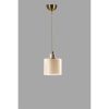 Glam skandináv csillár, 70 cm Magasság, 14 cm Átmérő | 100% fém, réz bevonat, E27 aljzat, max 40 W | Elegáns világítás modern terekbe