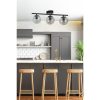 Elegáns fémcsillár, fekete és füstölő, 56 cm hosszú, 15 cm átmérő, 20 cm magasság | E27 aljzat, max 40W, IP20 | Tökéletes a modern lakberendezéshez