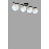 Elegáns fekete-fehér csillár, fém test, 15 cm átmérő, 20 cm magasság, 75 cm hosszúság, E27 aljzat, max 40W, IP20 | Tökéletes modern enteriőrbe