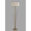 Elegáns réz állólámpa, 165 cm magas, 100% fém, 45 cm-es kupak átmérő, E27 aljzat, be-/kikapcsoló, tökéletes modern lakóterekhez és dekorációhoz