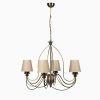 Elegáns állítható csillár, fém test, 60 cm átmérő, 60-90 cm magasság | E14 aljzat, max 40W | Hagyományos amerikai és Glam Design stílusos terekhez