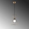 Modern vintage csillár, állítható magasságú 41-121 cm, fém test, 25x25 cm, E27 Max 40W, elegáns design otthoni és irodai használatra, IP20 besorolás