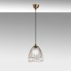 Modern vintage csillár, állítható magasságú 41-121 cm, fém test, 25x25 cm, E27 Max 40W, elegáns design otthoni és irodai használatra, IP20 besorolás