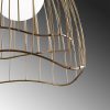 Modern vintage csillár, állítható magasságú 41-121 cm, fém test, 25x25 cm, E27 Max 40W, elegáns design otthoni és irodai használatra, IP20 besorolás