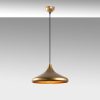 Elegáns arany csillár, fém test, 35 cm átmérő, állítható magasság 27-126 cm, E27 foglalat, IP20 | Tökéletes modern lakóterekbe és étkezőkbe