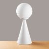 Skandináv stílusú asztali lámpa, fehér fémház, 43 cm magas, 19 x 19 cm talp, E27 aljzat, 40W Max, 200 cm kábel | Elegáns és minimalista dizájn