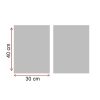 Elegáns dekoratív MDF festmények (2 db), 30 x 40 cm | 100% MDF, 2,7 mm vastag | Tökéletes lakberendezéshez és modern esztétikához, stílusos falfestményekhez