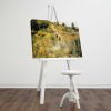 Renoir dekoratív vászonfestménye, "Magas füvön át vezető ösvény", 45 x 70 cm, 100% velúr vászon, 100% fa keret (3 cm vastag) | Elegáns fali művészet