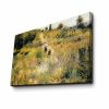 Renoir dekoratív vászonfestménye, "Magas füvön át vezető ösvény", 45 x 70 cm, 100% velúr vászon, 100% fa keret (3 cm vastag) | Elegáns fali művészet