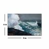 Thomas Moran dekoratív vászonfestmény, 45 x 70 cm, 100% velúr vászon, 100% fa keret (3 cm vastag) | Elegáns művészet otthoni és irodai dekorációhoz