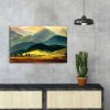 Caspar David Friedrich elegáns dekoratív vászonfestménye, 45 x 70 cm, 100% velúr vászon, 3 cm-es fakeret | Tökéletes a lakberendezés és a művészet szerelmeseinek
