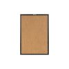 Elegáns dekoratív keretes MDF festmények (3 db), 38 x 53 cm | 100% MDF és fa keret | Élénk vörös, mustár, sötétkék és fehér | Tökéletes otthoni dekorációhoz