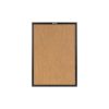 Elegáns dekoratív keretes MDF festmények (3 db), 38 x 53 cm | 100% MDF és fa keret, bézs, fehér és fekete | Tökéletes lakberendezési és modern terek számára