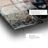 Lenyűgöző Banksy dekoratív edzett üvegfestmény, 70 x 100 cm | 100% edzett üveg, 4 mm vastag | Tökéletes a modern lakberendezés és a művészet szerelmeseinek
