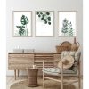 Elegáns dekoratív keretes MDF festmények (3 db), 30 x 40 cm | 100% MDF és tömörfa keret, 2,5 cm vastag | Tökéletes a lakberendezés és a művészet szerelmeseinek