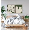 Elegáns dekoratív keretes MDF festmények (2 db), 50 x 70 cm | 100% MDF és tömörfa keret, 2,5 cm vastag | Tökéletes a lakberendezés és a művészet szerelmeseinek