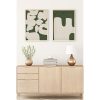 Elegáns dekoratív keretes MDF festmények (2 db), 50 x 70 cm | 100% MDF és tömörfa keret, 2,5 cm vastag | Tökéletes a lakberendezés és a művészet szerelmeseinek