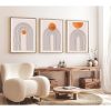 Elegáns dekoratív keretes MDF festmények (3 db), 50 x 70 cm | 100% MDF és tömörfa keret, 2,5 cm vastag | Tökéletes a lakberendezés és a művészet szerelmeseinek