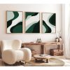 Elegáns dekoratív keretes MDF festmények (3 db), 50 x 70 cm | 100% MDF és tömörfa keret, 2,5 cm vastag | Tökéletes a lakberendezés és a művészet szerelmeseinek