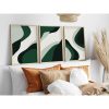 Elegáns dekoratív keretes MDF festmények (3 db), 50 x 70 cm | 100% MDF és tömörfa keret, 2,5 cm vastag | Tökéletes a lakberendezés és a művészet szerelmeseinek